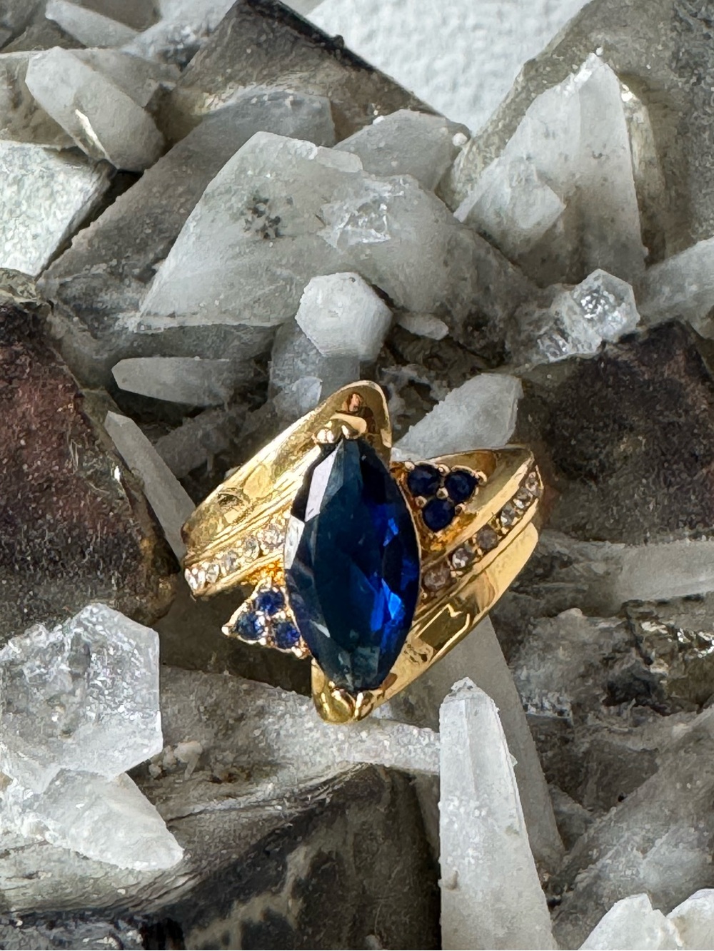 Blue Sapphire Cocktail Ring